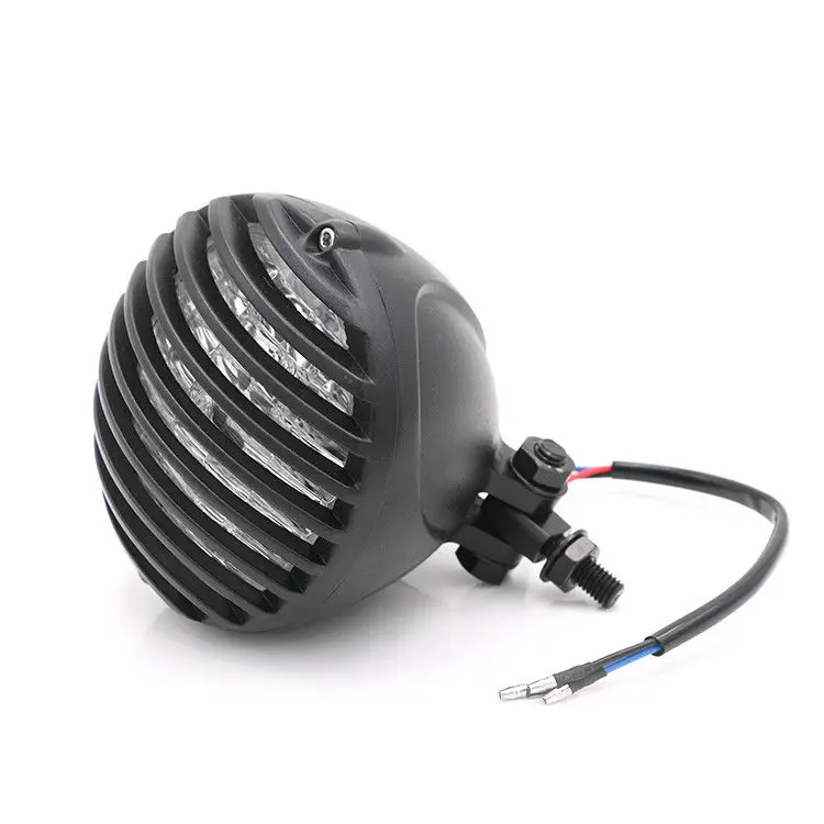 Черная гриль Ретро лампа для фар Dyna Touring Sports Chopper Bobber Shadow |