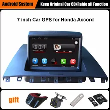 Actualizado original juego reproductor multimedia del coche de navegación gps del coche para honda accord 2003-2007 ayuda wifi smartphone espejo-enlace