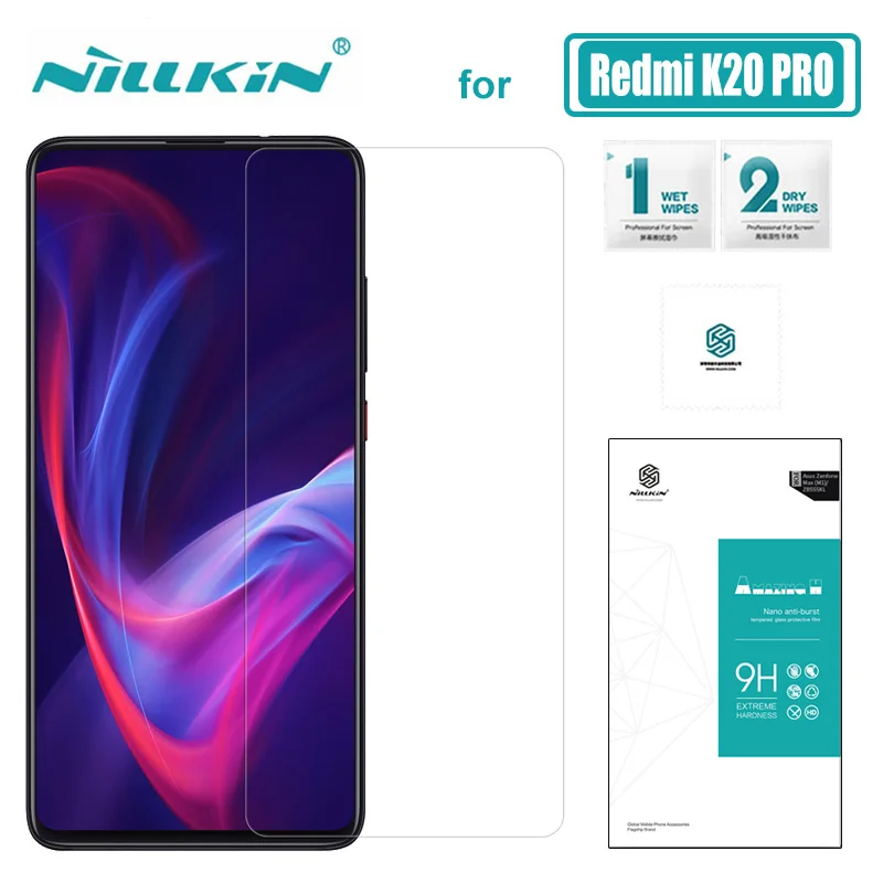 

Xiaomi Redmi K20 Pro Glass Nillkin 9H Tempered Glass Screen Protector 0.3mm Ultra-Thin for Xiaomi Redmi K20 Pro Nilkin HD Glass