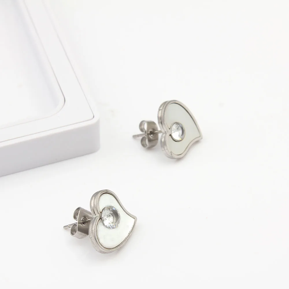 

XUANHUA Love Stainless Steel Earrings For Women Simple Love Earrings Fashion Jewelry 2019 Pendientes Mujer Moda