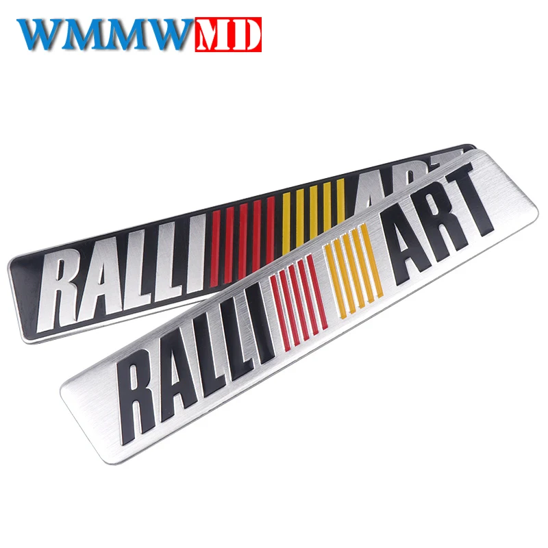 3D металлический Стайлинг автомобиля Ralliart алюминиевая наклейка-эмблема для Mitsubishi