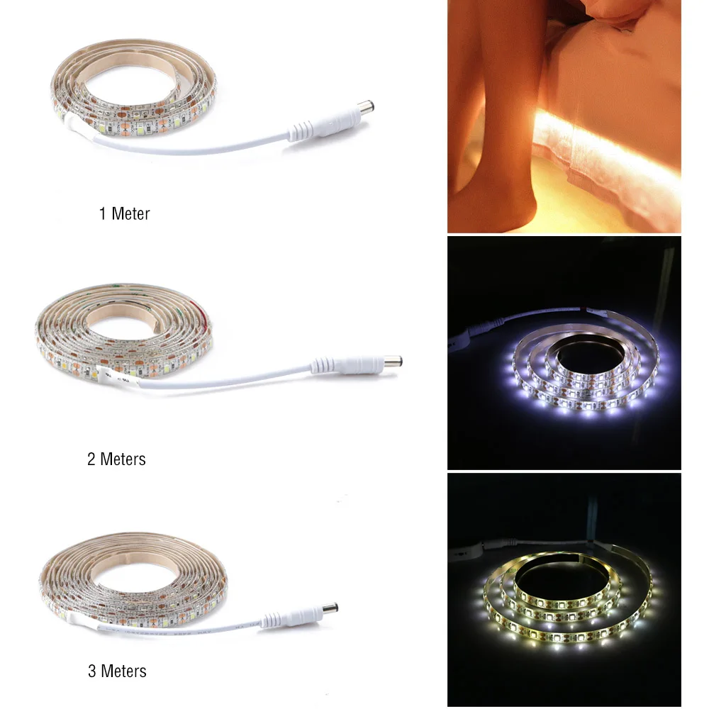 

New Led Strip light DC5V 1/2/3M 2835SMD waterproof RGB Led Strip Lighting 60Led/M Fiexble Light Led Ribbon Tape Home Decoration