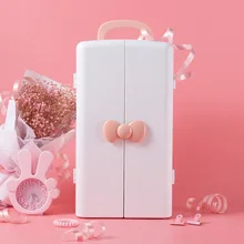 Cosmetics storage box, plastic desk cabinet, dressing table, skin care product finishing box, Princess lipstick rack.