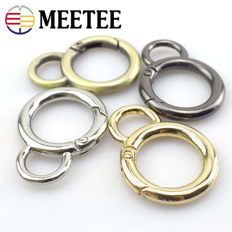 

5pcs/lot hardware fittings hook inner diameter 2 cm open spring ring connecting button opening ring F1-26