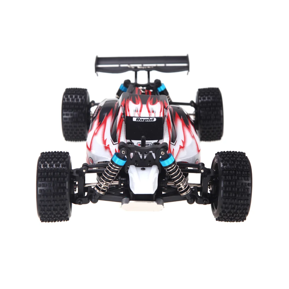 WLtoys A959 Электрический rc нитро автомобиля 1/18 2,4 ГГц 4WD дистанционного Управление автомобиля высокого Скорость внедорожные гоночный автомобиль RC Monster Truck для детей-красный