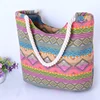 Casual Summer Beach Women Bag Lunch bag Hot Sale Fashion High Quality Canvas Striped Handbags Shoulder Bag ► Photo 3/6