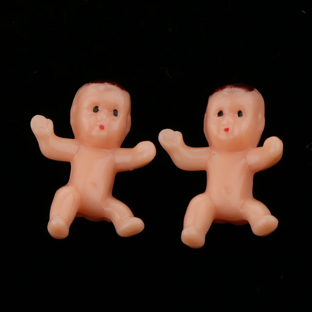 50pcs Mini Baby Doll Toys for Kids Birthday Party Baby Shower Favors Table Home Decor