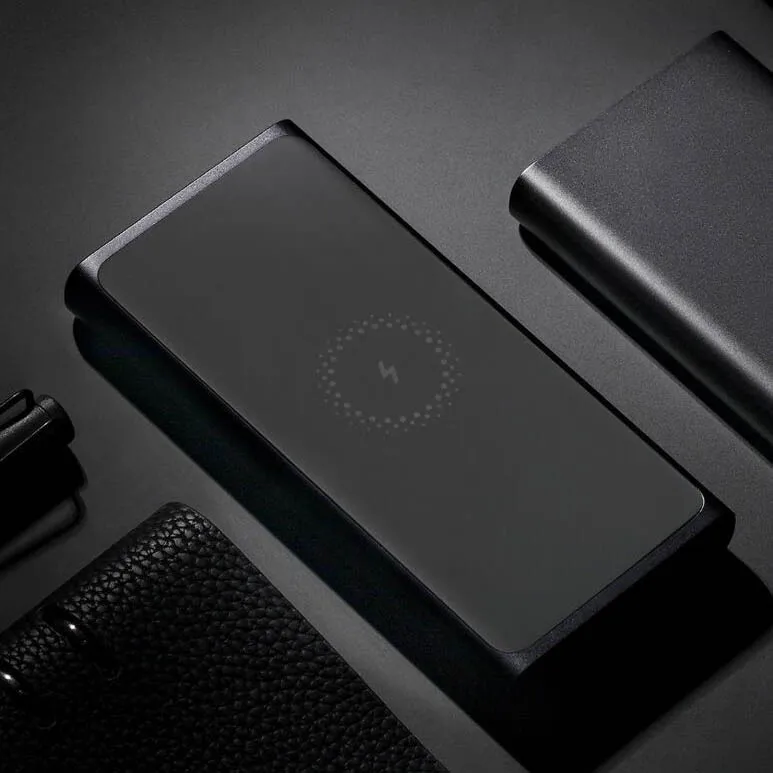 Оригинальный беспроводной внешний аккумулятор Xiaomi Mi Qi 10000 мАч PLM11ZM быстрая