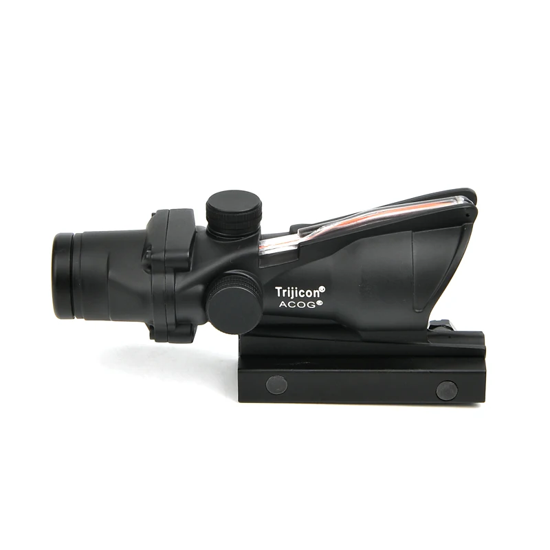 Trijicon ACOG 4X32 прицел Сфера Настоящее красный источник волокна для винтовки с