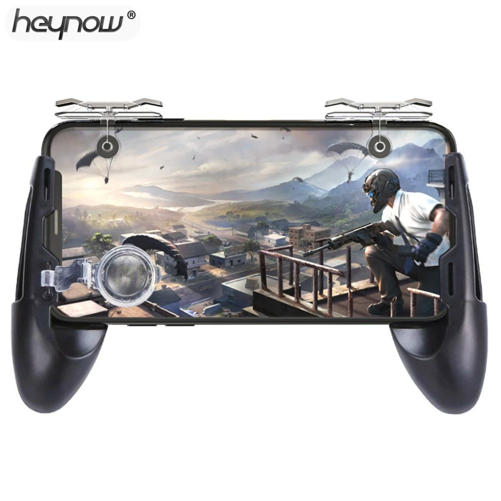 Heynow Gamepad Joystick For Pubg Mobile Controller L1 R1 Shoot Handle Gamepad For Knives Out Trigger Fire Game Joystick Gamepads Aliexpress