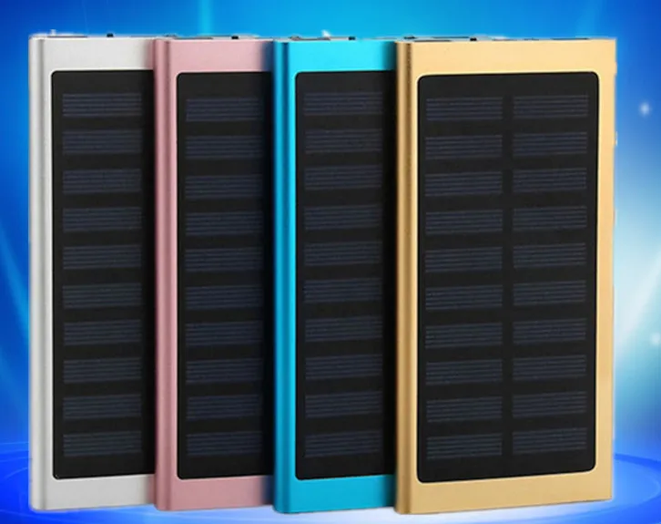 Ultra thin Solar Mobile Power Polymer 20000mAh Mobile Phone Charge multi function charger for IPODMP3 MP4