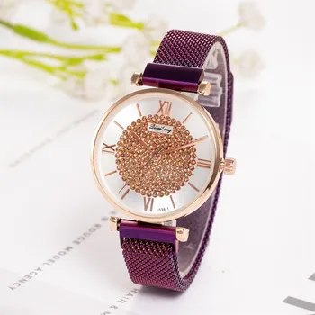 

Fashion Casual Women's Watch Quartz Stainless Steel Newv Strap Luxury Watch Ladies Clock Round Analog Wrist Watch zegarek damski