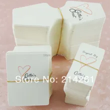 ; минимальный заказ: 500 Наборы для ухода за кожей Jewelry карты логотип/серьги карты/Цепочки и ожерелья карты индивидуальный логотип