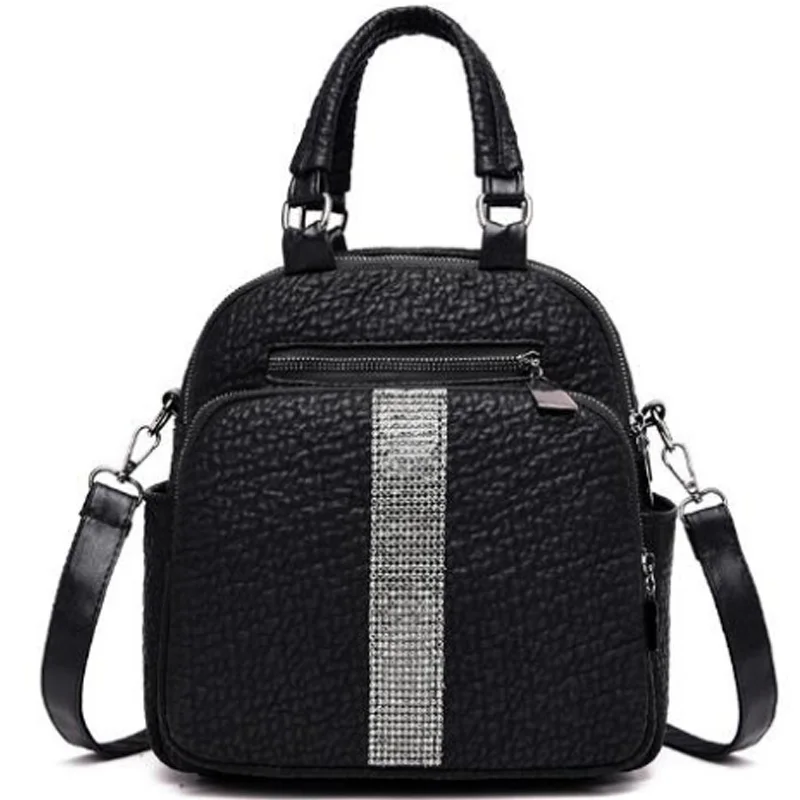 

New Multi-Functional Fashion Bags Trend Embossed Women'S Shoulder Bag Versatile Backpack