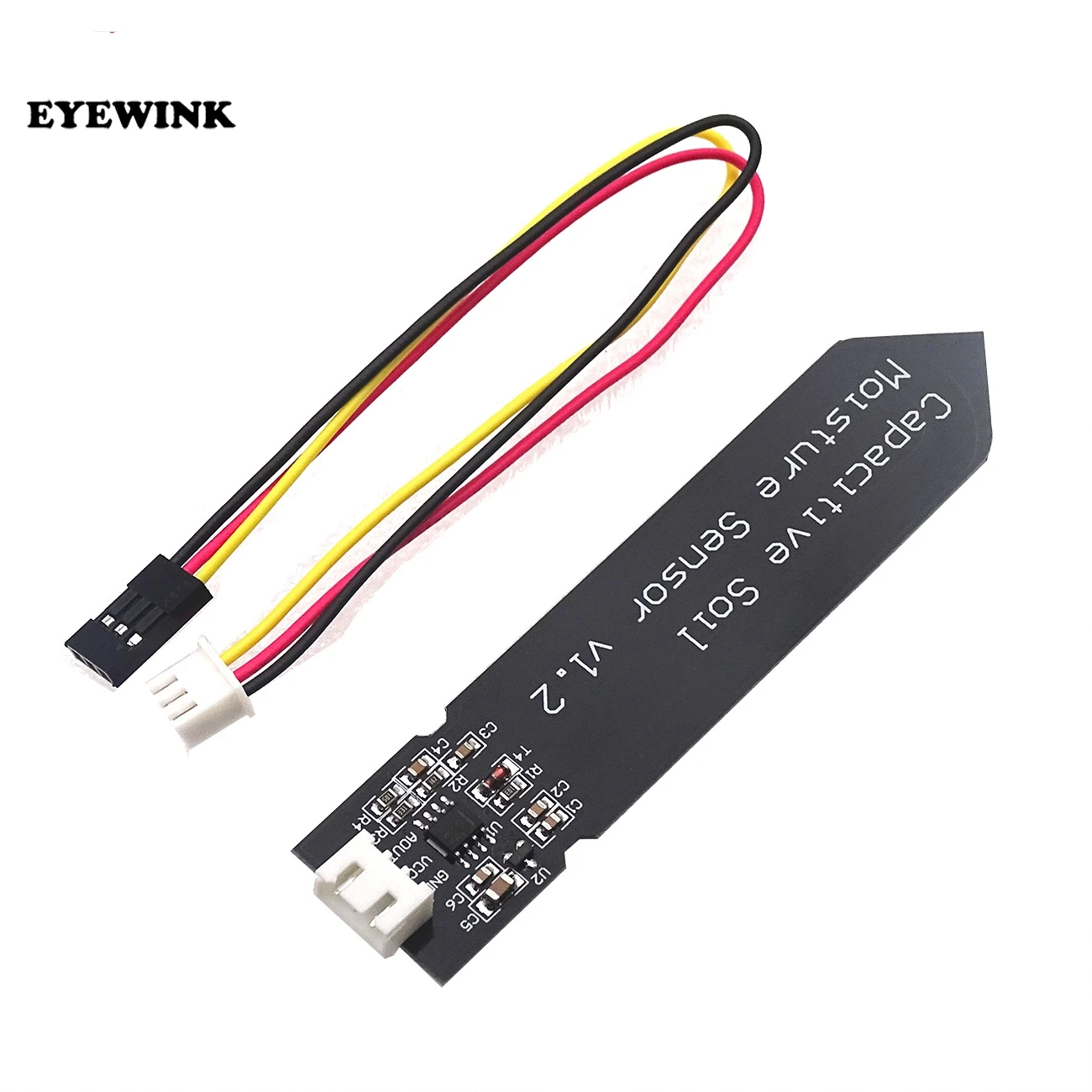 

NEW ! 10PCS Capacitive soil moisture sensor Corrosion Resistant wide voltage wire Analog Capacitive Soil Moisture Sensor V1.2
