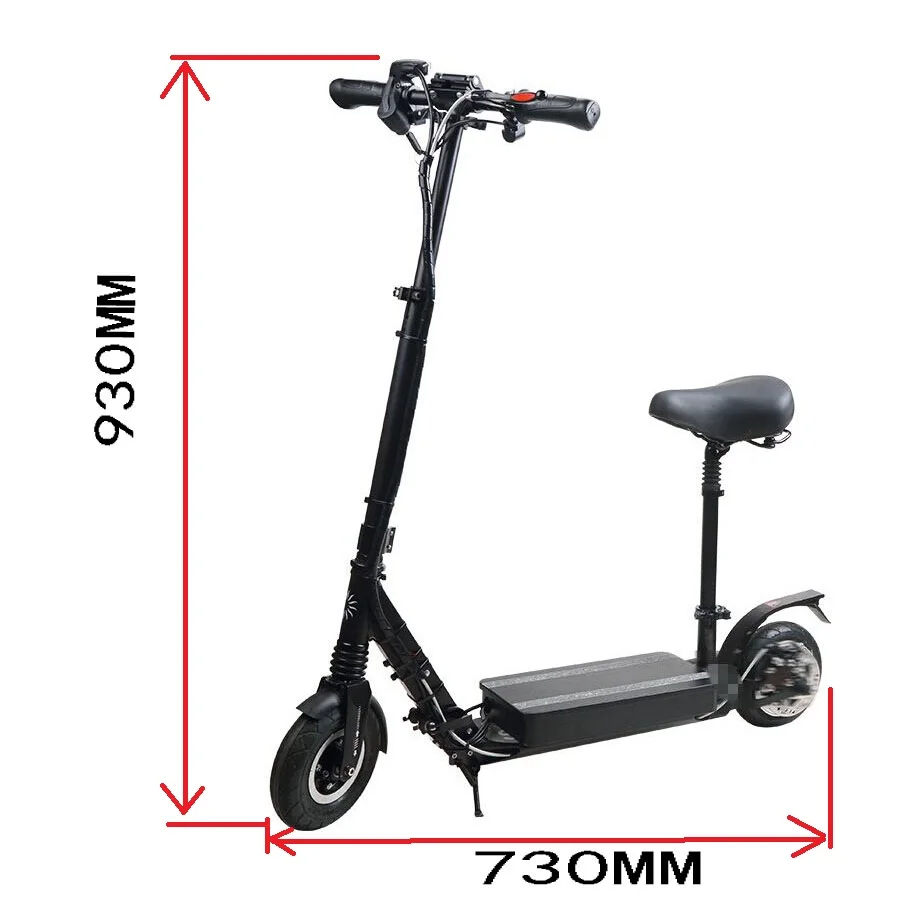  2018 SML Shining Powerful Two Wheel Mini Foldable Electric Scooter Lithium E-Bike Disc Brake 8 inch