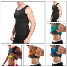 Men Waist Belly Trainer Fat Burning Fitness VestTrainer Corset Bodysuit Male Fat Burning Shapwear Shirt Fitness Waist Tops