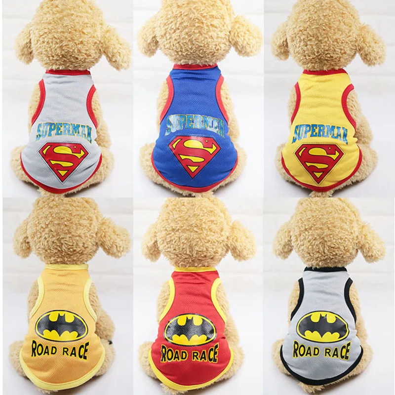 Pet Clothes Soft Mesh Puppy Dog Cat Vest Shirt for Summer and Spring Classic Kitten Costume