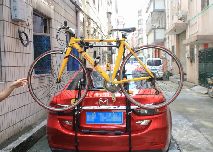 high mount bike rack