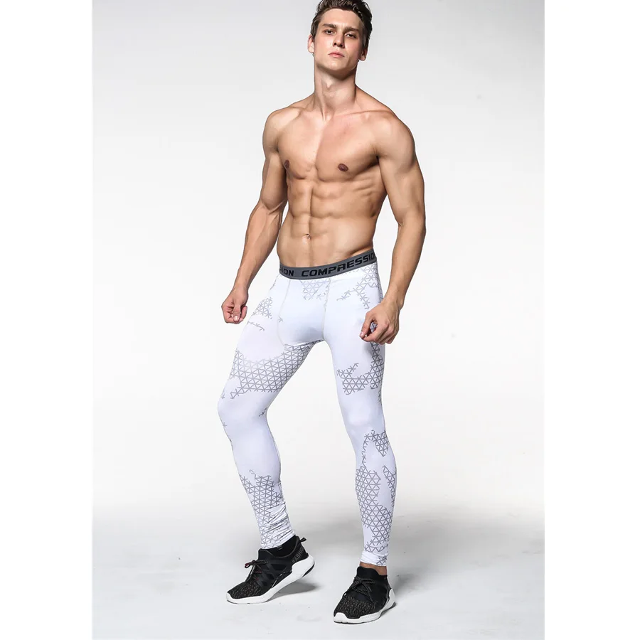 Колготки для Мужчин mma pantalon компрессионная одежда тактические Леггинсы Камуфляж Фитнес термобелье s-xxxl