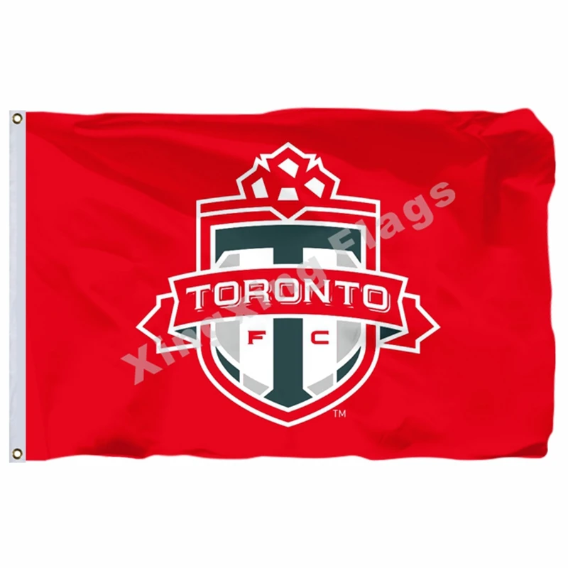 Toronto FC Flag 3ft X 5ft Polyester MLS Toronto FC Banner Flying Size