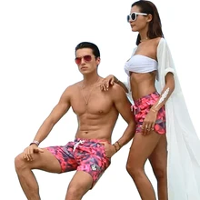 Парные бордшорты, плавки, быстросохнущие бегуны для бега, мужские купальные костюмы для пляжа, серфинга, бордшорты, спортивные, для фитнеса, плюс Бермуды