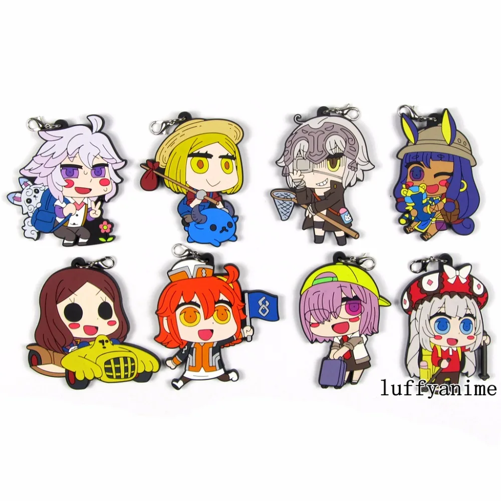 

Fate/Grand Order FGO Rubber pendant Matthew Kyrielite cartoon anime Action Toy Figures Mobile Phone Accessories strap Keychain