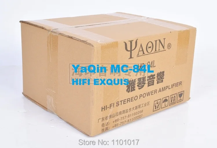 YAQIN MC-84L EL84 Push-Pull ламповый усилитель HIFI EXQUIS класс A интегрированный ламповый усилитель выход для наушников