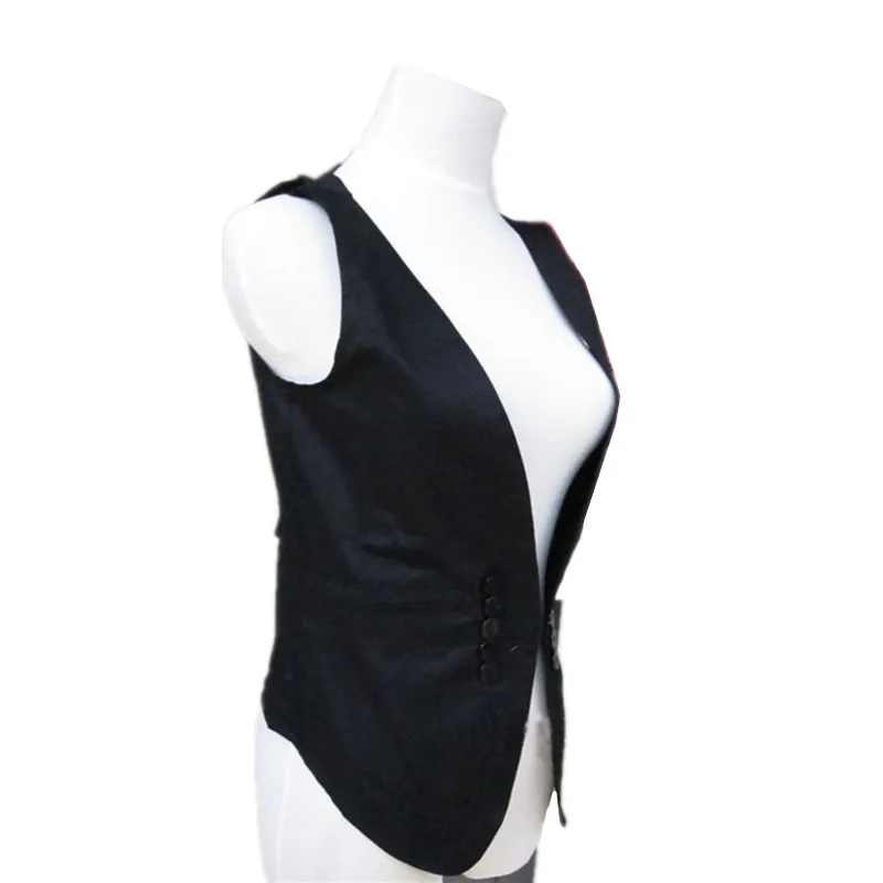 

B1432 2019 spring autumn new thin section short section han edition cultivate one's morality leisure women's vest free shipping
