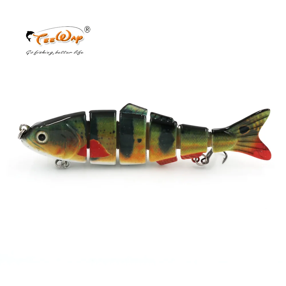 

New Product Fishing Lure 6 Segment Swimbait Crankbait Hard Bait Slow 25g 12cm with Fishing hook for Fishing Tackle FL6-L02