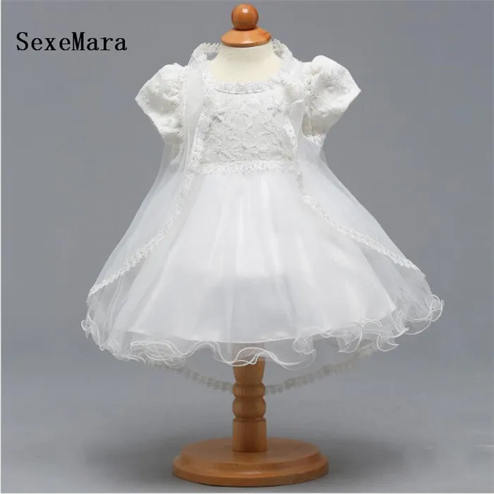 

Real Picture Baby Dress 1 year birthday dress children's clothes baby girl christening gowns newborn Christmas Dress with Cape