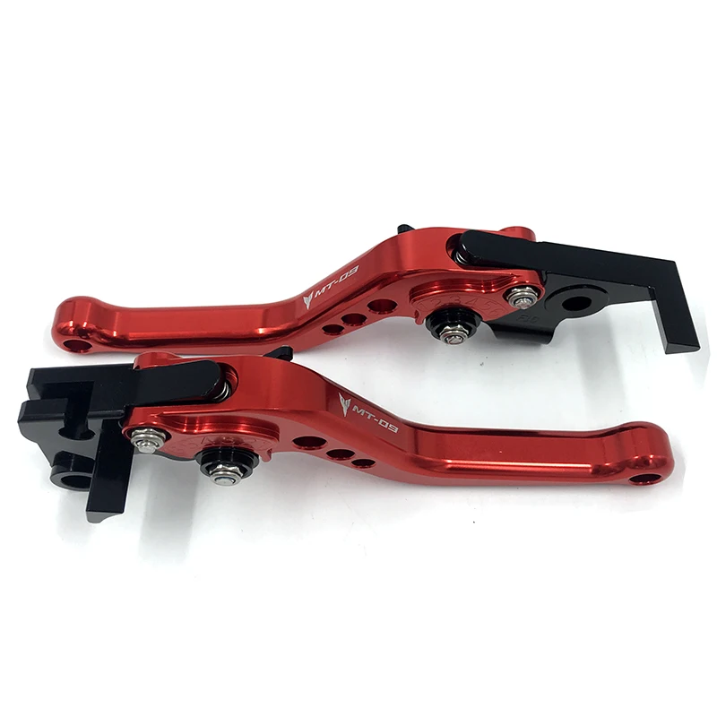MT-09 MT09 MT 09 Motorcycle New CNC Short Brake Clutch Levers For Yamaha MT-09 MT09 MT 09 2014 2015 2016 Levers with logo (8)