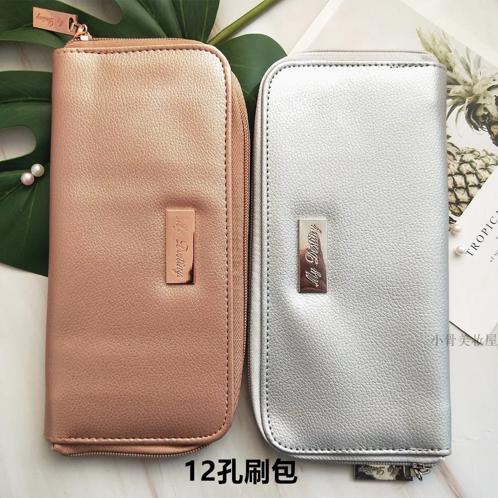 

Cosmetic bag lady small portable waterproof cute makeup bag Cow cargo! big cosmetic bag, super bag pink and silvercolor nice 1