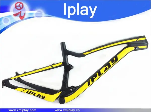 Top 2019 New design IPLAY 29 full suspension frame carbon fiber 650B mtb frame 27.5er mountain bike frame UD matt 148*12mm thru axle 5 Top 2019 New design IPLAY 29 full suspension frame carbon fiber 650B mtb frame 27.5er mountain bike frame UD matt 148*12mm thru axle 5