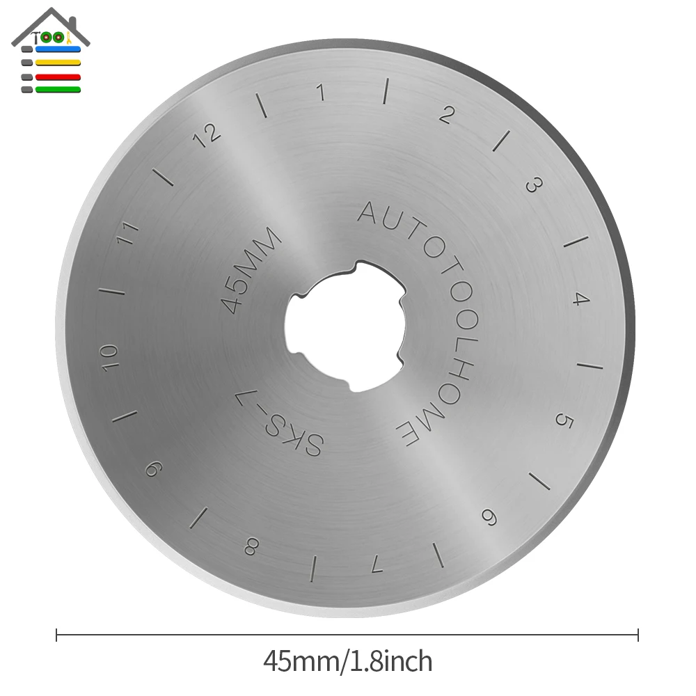 45 мм Вращающийся резак лезвия Круг заправка лезвия для olfa фискар Клевер ткань бумага резка лоскутное шитье инструменты