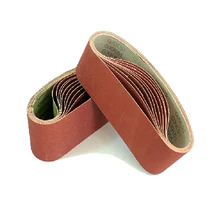 10 pieces/lot  610*100mm  Aluminium Oxide sanding sand belt for belt sander 4 inch 