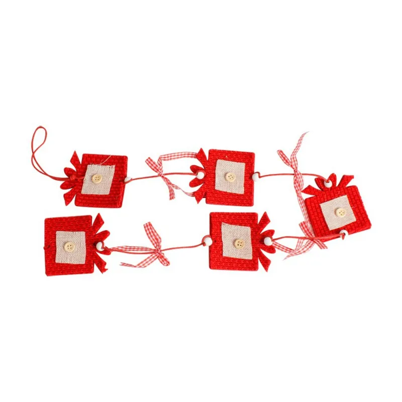 110 см Рождественская елка подвеска капли украшения Рождественский подарок на год держатели для вечерние украшения поставки красный