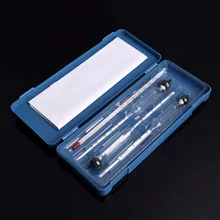 Alcoholist 0-100% Hydrometer Alcoholmeter Tester Set Alcohol Concentration Meter + Thermometer Concentration Meters Tools 3Pcs Alcoholist 0-100% Hydrometer Alcoholmeter Tester Set Alcohol Concentration Meter + Thermometer Concentration Meters Tools 3Pcs