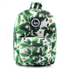 2016 Nouveau Top Fashion Femmes De Mode Feuilles Voyage Satchel École Sac À Dos femmes sac à dos zaini scuola Anne