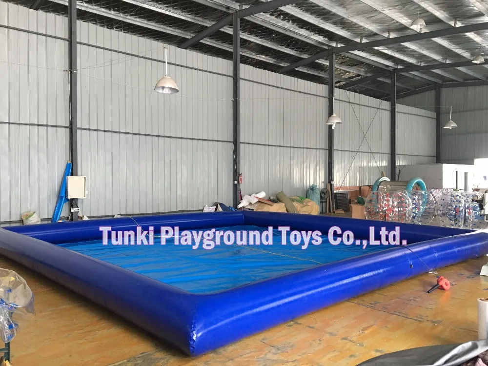 

pvc hypalon inflatable water pool for balls and boat 6X8X0.5MTS