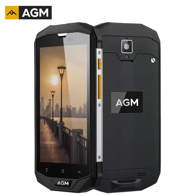 

AGM A8 IP68 Water Shockproof Smartphone 5.0 Inch 4GB RAM 64GB ROM Android 7.1 Quad Core NFC 13MP 1280*720 4050mAh 4G Cell Phone