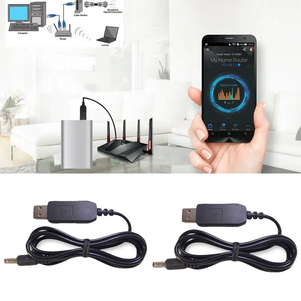 USB power boost line DC 5 В к DC 5 В/9 В/12 В Удлинительный модуль адаптер и конвертер USB для геймпада кабель 2,1x5,5 мм штекер aokin