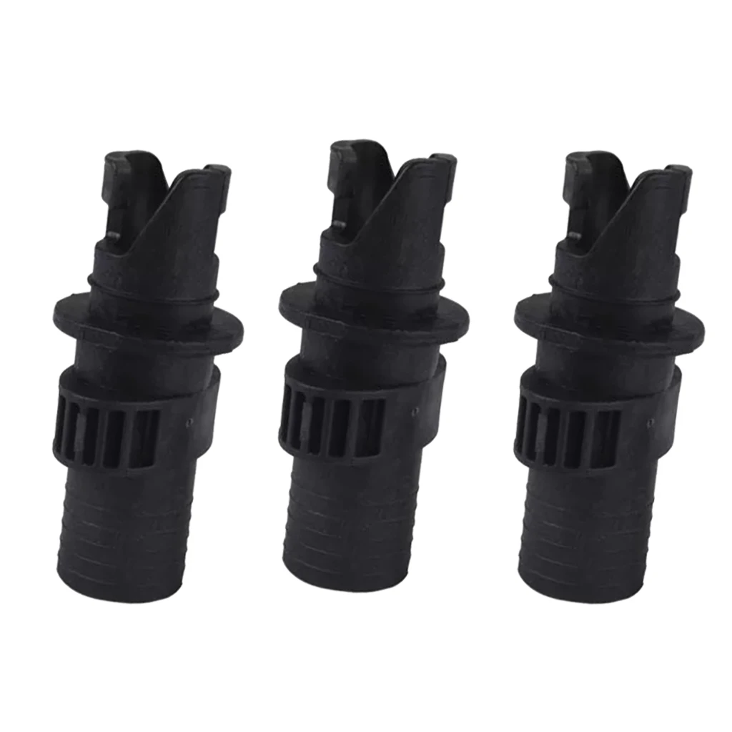 High Strong Plastic Pack of 3 Inflatable Marine Yacht Boat Kayak Air Valve Adapter Inflation Air Pump Hose Screw Valve Connector
