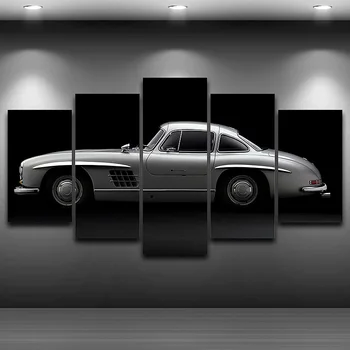 

Framed Spray Painting Decoration Printed Home living Decor wall art pictures Poster Artistic Print Drawing on Canvas Car AE0107