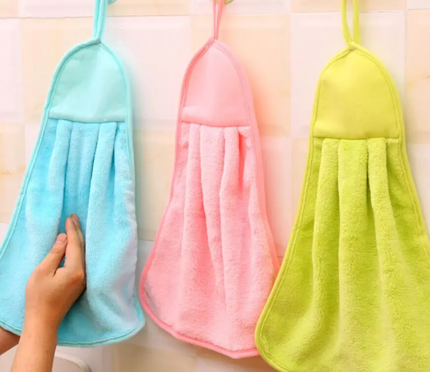 Hanging Hand Towel Kitchen Can Hang Towel Towels Strong Suction Water