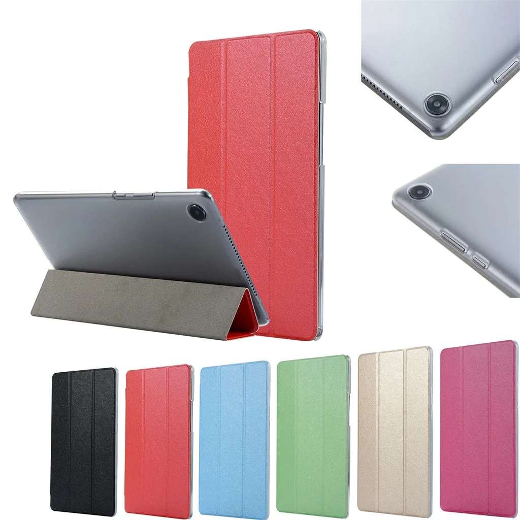 

Mosunx Cover Tablet Case For Huawei M5 8.4Inch Slim Smart Stand Shell Cover With Auto Sleep/Wake Tablet Case Flip Cover 425#2