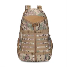 600D Oxford Durable Multiusos Sólido Ejército Al Aire Libre Airsoft Tactical Molle Asalto Mochila 60L