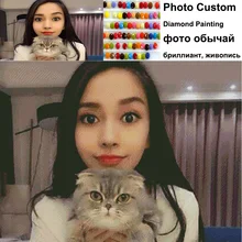 Youran частный настраиваемый DIY Алмаз Вышивка Фото полная бисером алмазов картина вышивки крестом сделать свой собственный Алмазная мозаика