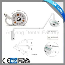 2018 models 36W Ceiling Mount LED Surgical Medical Exam Light Dental Shadowless Lamp 360 Rotation CE Wall Hanging Type LED Lamp 2018 models 36W Ceiling Mount LED Surgical Medical Exam Light Dental Shadowless Lamp 360 Rotation CE Wall Hanging Type LED Lamp