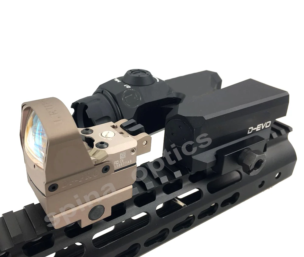

Dual-Enhanced View Optic D-EVO Reticle Rifle Scope Magnifier with LP style DP Pro Red Dot Sight